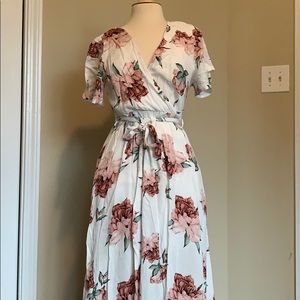 Floral maxi dress